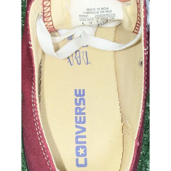 Converse Chuck Taylor All Star Men’s 8 Women’s 10 Burgundy Casual Shoes Sneakers - Picture 9 of 9